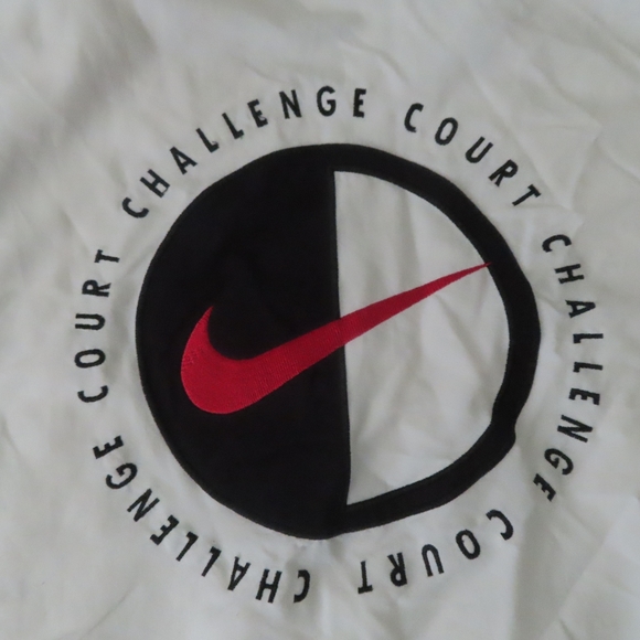 VTG 1994 Nike Challenge Court Agassi Tennis Windbreaker Track Jacket Mens S 90s - Picture 6 of 10